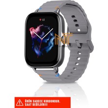 Xiaomi Amazfit Gts / Gts 2 / Gts 2e / Gt S3 / Gt S4 Mini Uyumlu Wave Silikon Kordon 20MM