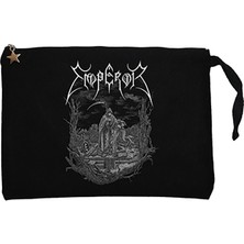 Emperor Angel Of Death Siyah Clutch Astarlı Cüzdan / El Çantası