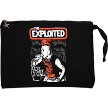 The Exploited On Stage Siyah Clutch Astarlı Cüzdan / El Çantası