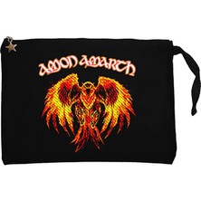 Amon Amarth Phoneix Siyah Clutch Astarlı Cüzdan / El Çantası