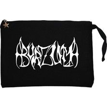 Burzum Shape Siyah Clutch Astarlı Cüzdan / El Çantası