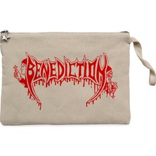 Benediction Red Krem Clutch Astarlı Cüzdan / El Çantası
