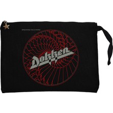 Dokken Breaking The Chains Siyah Clutch Astarlı Cüzdan / El Çantası