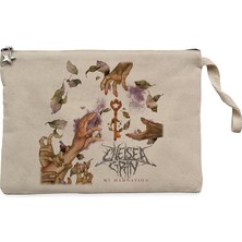 Chelsea Grin My Damnation Krem Clutch Astarlı Cüzdan / El Çantası