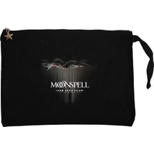 Moonspell From Down Below Siyah Clutch Astarlı Cüzdan / El Çantası