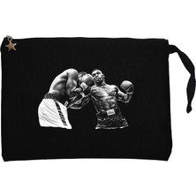 Mike Tyson Art Of Fight Siyah Clutch Astarlı Cüzdan / El Çantası