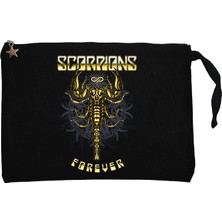Scorpions Forever Siyah Clutch Astarlı Cüzdan / El Çantası