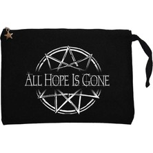 Slipknot All Hope Is Gone Siyah Clutch Astarlı Cüzdan / El Çantası