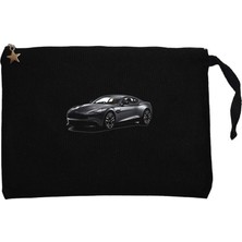Aston Martin Vanquish Siyah Clutch Astarlı Cüzdan / El Çantası