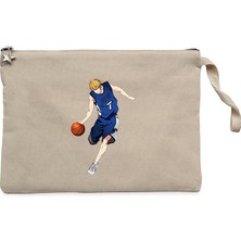Anime 7 Baller Krem Clutch Astarlı Cüzdan / El Çantası