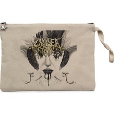 Chelsea Grin Ashes To Ashes Krem Clutch Astarlı Cüzdan / El Çantası