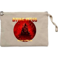 Dying Fetus Reign Supreme Krem Clutch Astarlı Cüzdan / El Çantası