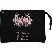 Bloodbath The Arrow Siyah Clutch Astarlı Cüzdan / El Çantası