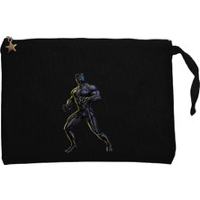 Black Panter Gold Siyah Clutch Astarlı Cüzdan / El Çantası