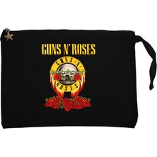 Guns N Roses Hands And Light Siyah Clutch Astarlı Cüzdan / El Çantası