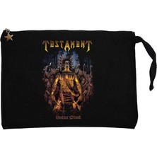 Testament Native Blood Siyah Clutch Astarlı Cüzdan / El Çantası