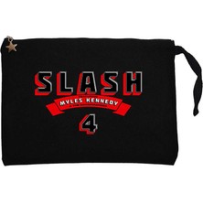 Slash 4 Album Siyah Clutch Astarlı Cüzdan / El Çantası