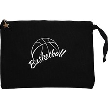 Basketball Season Siyah Clutch Astarlı Cüzdan / El Çantası