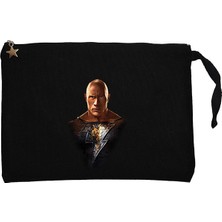 Black Adam Character Siyah Clutch Astarlı Cüzdan / El Çantası