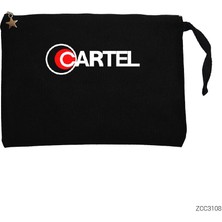 Cartel Siyah Clutch Astarlı Cüzdan / El Çantası