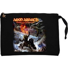 Amon Amarth Twilight Of The Thunder God Siyah Clutch Astarlı Cüzdan / El Çantası