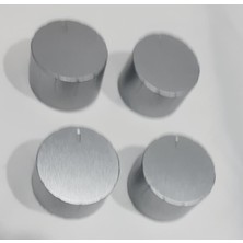 FullYedek Altus Ocak Gri Düğme , Altus Uyumlu Ocak  Düğmesi 4 Lü  Gri