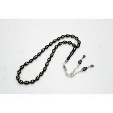 Tek Zikzak Pirinç Sarı Işleme Tespih