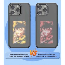 Vivaverse Dijital Nfc Serisi Apple Iphone 15 Pro Pembe Telefon Kılıfı- Fotoğraf Yansıtma