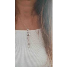 Çelik Yeni Sezon Trend Modeller Y Kolye