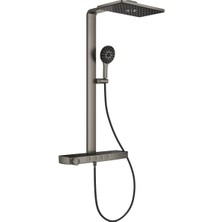 Rainshower Aqua Pure Duvara Monte Termostatik Bataryalı Duş Sistemi (Grafit/füme) Grh 100961AL00