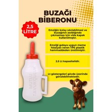 10 Adet Buzağı Biberon Dana Süt Biberonu 2.5 Litre Büyükbaş Inek Sığır Manda Yavrusu Için Süt Içirme