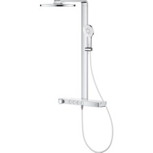 Grohe Rainshower Aqua Pure Duvara Monte Termostatlı Duş Sistemi (Krom) Grh 1009640000