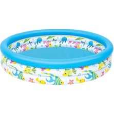 Serenity Haven 51009 3 Boğumlu Desenli Havuz 122X25 cm Havuz - Çocuk Havuzu