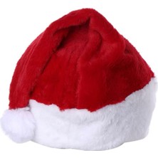 Vivaverse Noel Baba Motosiklet Kask Peluş- Yılbaşı Şapkası