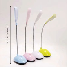 LED Masa Lambası Ders Çalışma Kitap Okuma Lambası Pilli Başucu Lamba
