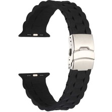 Watch Ultra 49MM Kordon Krd-72 Uyumlu Strap Kayış Tstk - Siyah