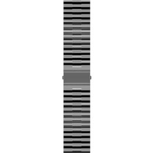 Gear S3 Uyumlu Krd-27 22MM Kordon Tstk - Siyah
