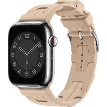 Watch 7 41MM Krd-92 Uyumlu Kordon Tstk - Kahve Açık