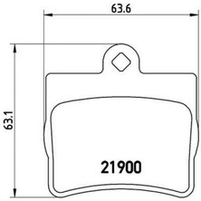 Fren Balatasi Arka Mercedes C-Class W202 94 00 Dpmah