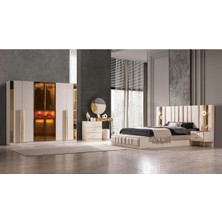 Alyans %100 Mdf Şömineli Yatak Odası Takımı