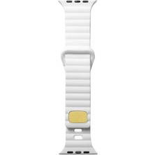 Watch 7 45MM Uyumlu Krd-73 Uyumlu Kordon Tstk - Beyaz
