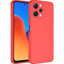 Xiaomi Redmi 12 Kılıf Tstk Mara Laaakan Kapak-Kırmızı