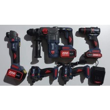 Stechend Akülü 5 Li Set SX54-SX22-SX44-SX32-SX35  2x 4.0 Ah+1 X2,0  Ah 20 V