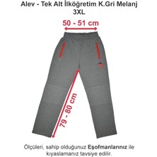 Alev Okulları Tek Alt Ilköğretim Koyu Gri Melanj 3xl