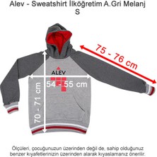 Alev Okulları Sweatshirt Ilköğretim Açık Gri Melanj S