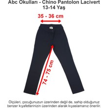Abc Okulları Chino Pantolon Lacivert 13-14 Yaş