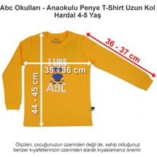Abc Okulları Anaokulu Penye T-Shirt Uzun Kol Hardal 4-5 Yaş