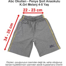 Abc Okulları Penye Şort Anaokulu K.gri Melanj 4-5 Yaş