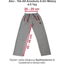 Alev Okulları Tek Alt Anaokulu Açık Gri Melanj 4-5 Yaş