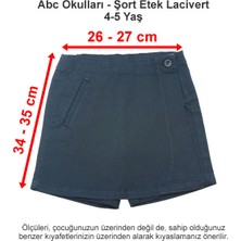 Abc Okulları Şort Etek Lacivert 4-5 Yaş